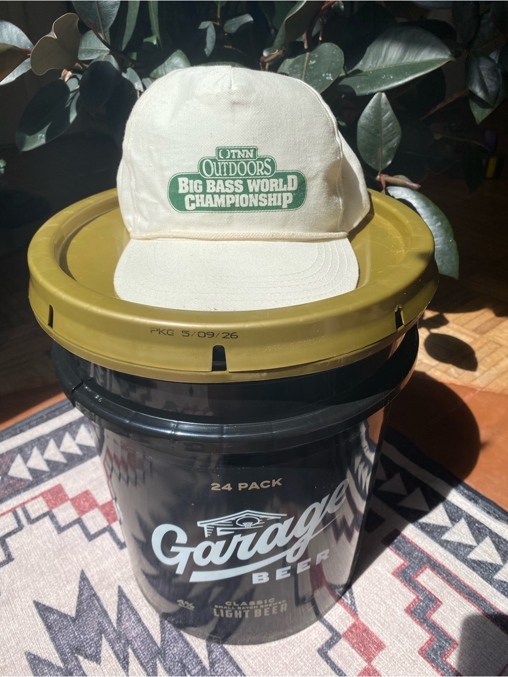 Vintage TNN Outdoors Big Bass World Championship Corded Snapback Hat